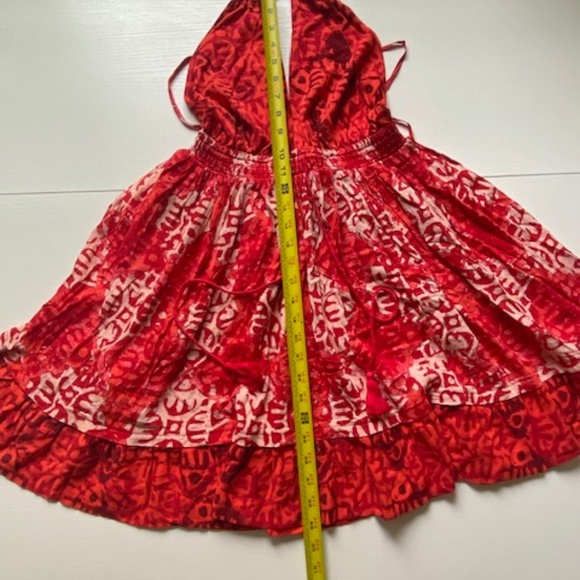 Free People Beach Day Halter Mini Dress NWT Size Small - Picture 10 of 12